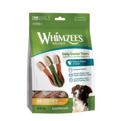 WHIMZEES Hunde-Kauzahnbürste M 12 Stück