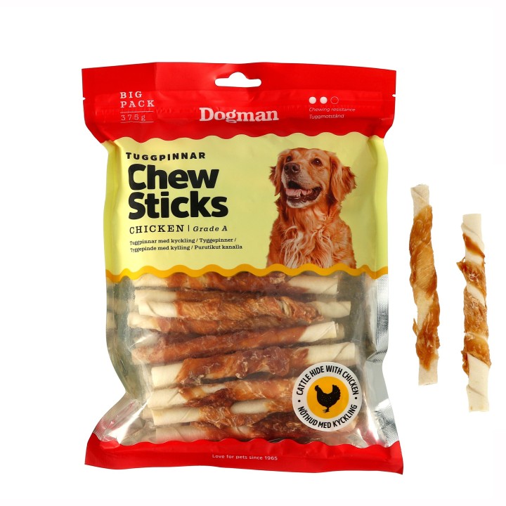 Hühnchen-Sticks für Hunde Dogman
