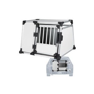 Trixie - Transportbox aus Aluminium, beidseitig abgeschrägt [B93 cm / H64 cm / T81 cm / T oben 50 cm]