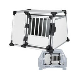 Trixie - Transportbox aus Aluminium, beidseitig abgeschrägt [B93 cm / H64 cm / T81 cm / T oben 50 cm]