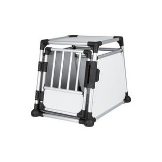 Trixie - Transportkäfig Aluminium [B 55 cm / H 62 cm / T 78 cm / T oben 47 cm]