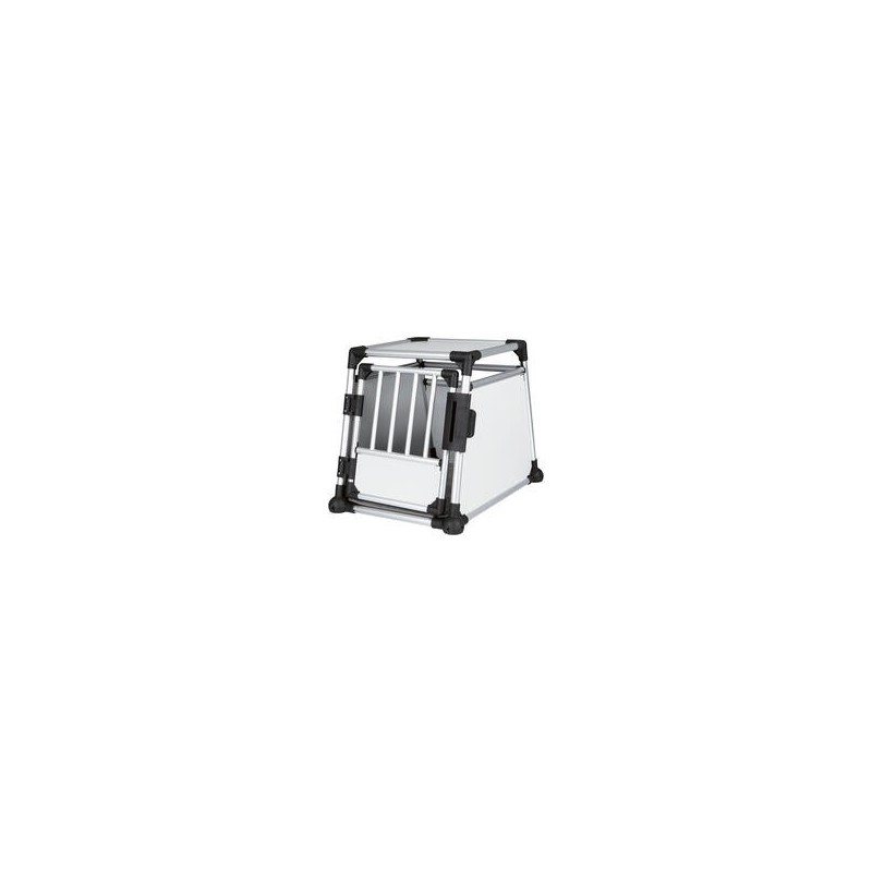 Trixie - Transportkäfig Aluminium [B 55 cm / H 62 cm / T 78 cm / T oben 47 cm]