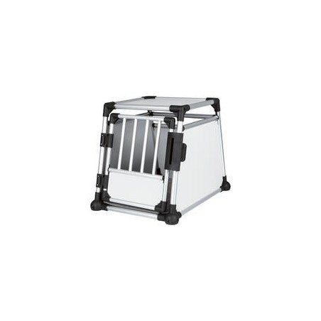 Trixie - Transportkäfig Aluminium [B 55 cm / H 62 cm / T 78 cm / T oben 47 cm]