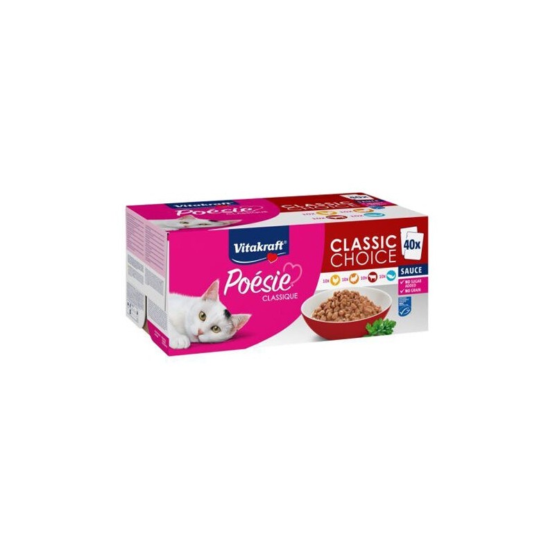 Vitakraft Poesie Classic - 40 x 85 gr
