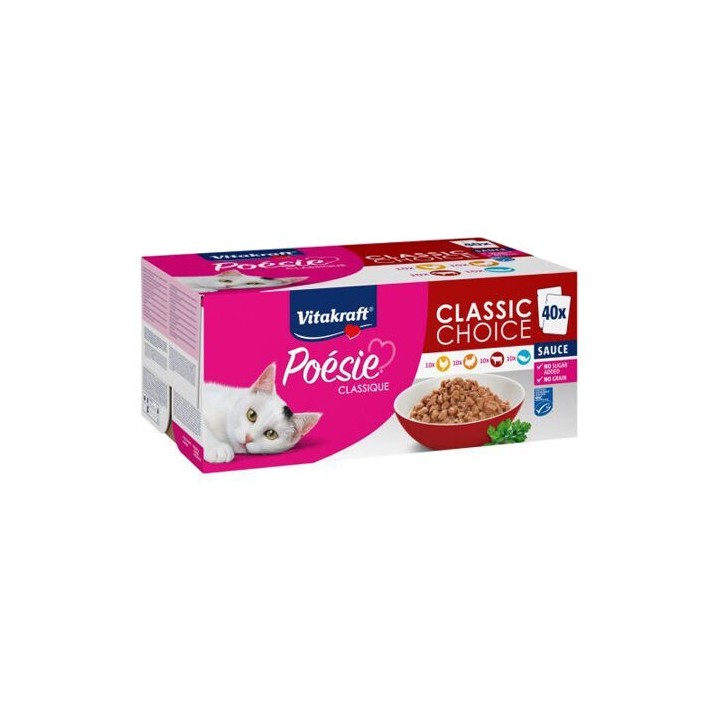 Vitakraft Poesie Classic - 40 x 85 gr