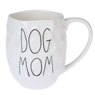 TIAKI XL Keramiktasse "Dog Mom"  - Ø 9 x H 10 cm