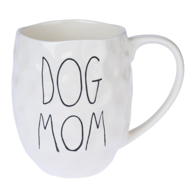 TIAKI XL Keramiktasse "Dog Mom"  - Ø 9 x H 10 cm