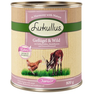 Lukullus Naturkost Junior Getreidefrei - 6 x 400 g
