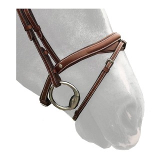 Reithalfter Pferd Silver Crown Flash Half Moon