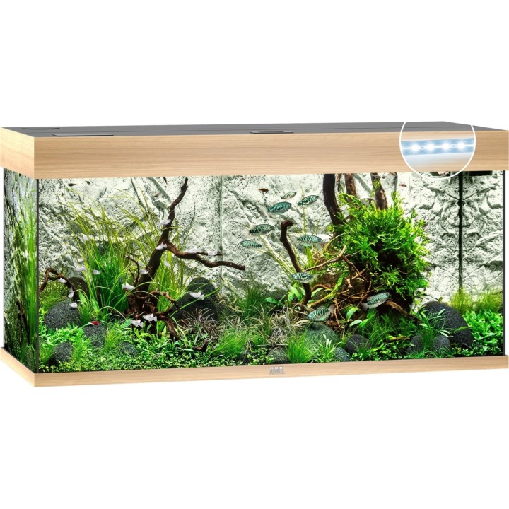Juwel Rio 180 LED Aquarium - helles Holz