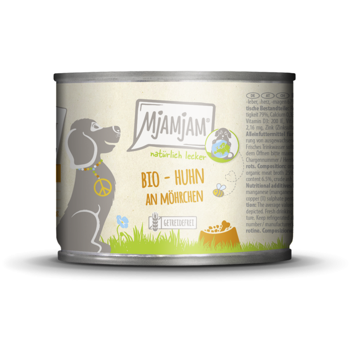Mjamjam BIO Huhn mit Karotte - 200 g