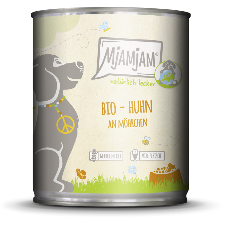 Mjamjam BIO Huhn mit Karotte - 800 g