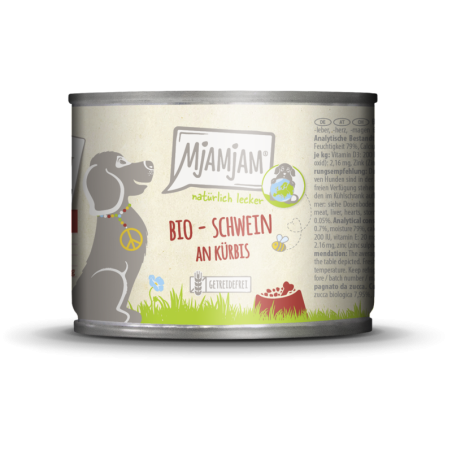 Mjamjam BIO Schwein mit Kürbis - 200 g