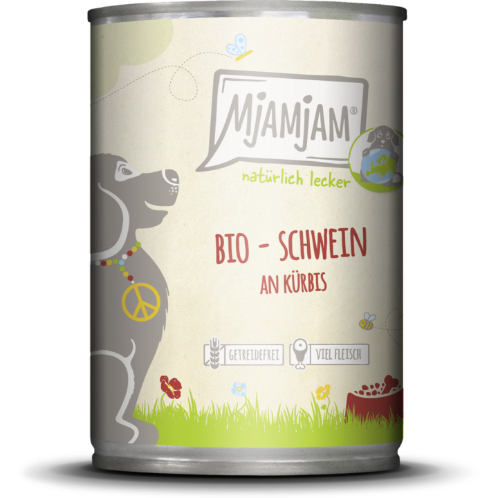 Mjamjam BIO Schwein mit Kürbis - 400 g