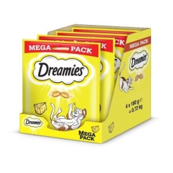 DREAMIES Mega Pack 4x180 g Katzensnacks mit Käse