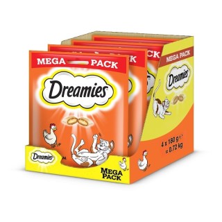 DREAMIES Mega Pack 4x180 g Katzensnacks mit Huhn