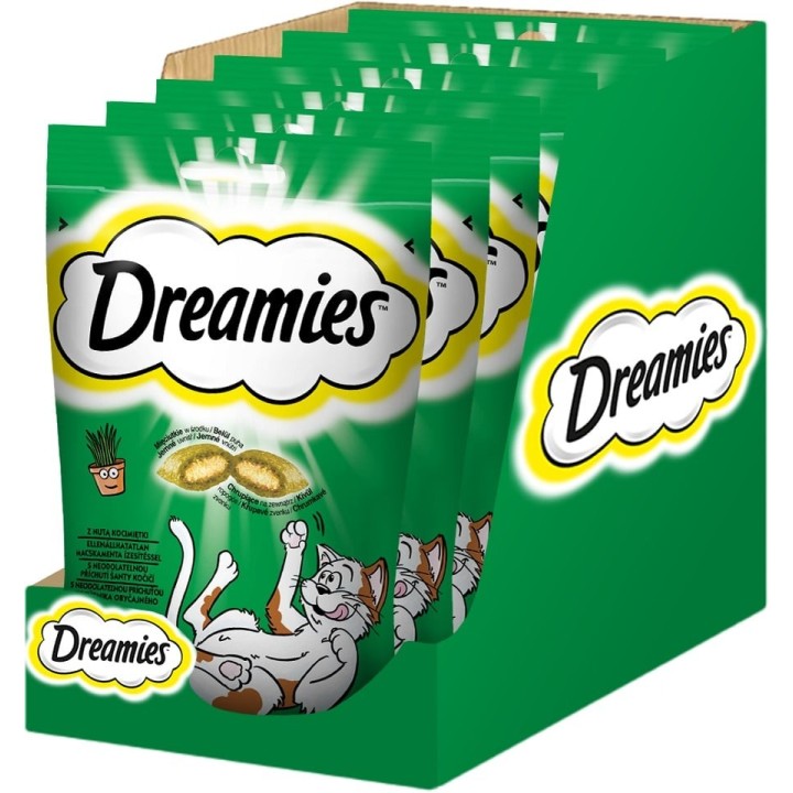 DREAMIES 6x60 g : Katzenleckerli mit Katzenminze