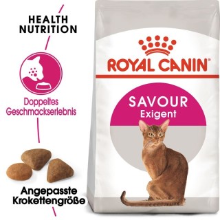 ROYAL CANIN SAVOUR EXIGENT Trockenfutter für wählerische Katzen 2 x 400 g