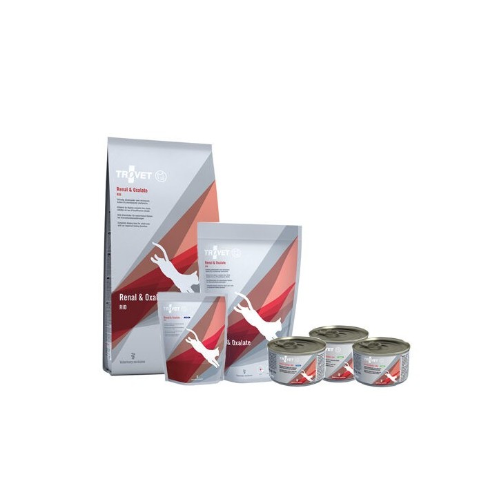 TROVET Renal & Oxalate RID Katze - 2,5 kg + 12 x 200 gram Dosen (Lamb)
