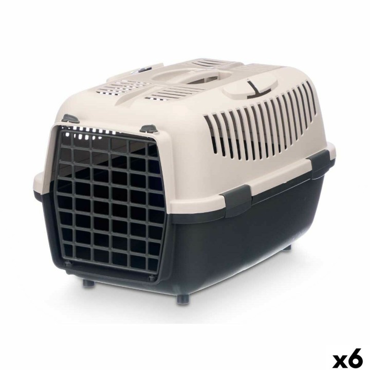 Transportbehälter Mascow ARET080 Anthrazit Hellgrau Kunststoff 36 x 35 x 55 cm (6 Stück)