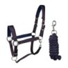 Set aus Pferdehalfter und Neopren-Longe Horka