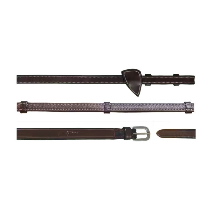 Lederzügel mit Griffen für Pferde Dy'on