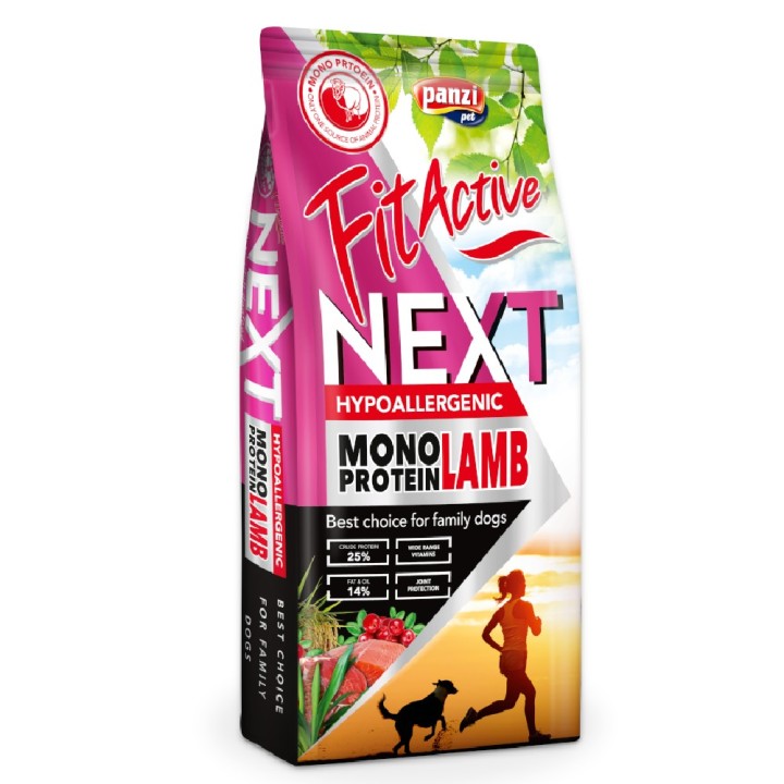FitActive Next Hypoallergenic Monoprotein Lamm - 15 kg