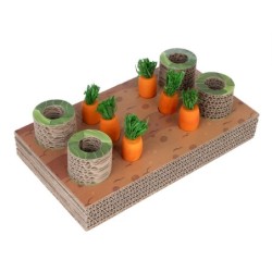TIAKI Intelligenzspielzeug Karotten-Feld - L 24 x B 14 x H 6 cm