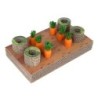 TIAKI Intelligenzspielzeug Karotten-Feld - L 24 x B 14 x H 6 cm