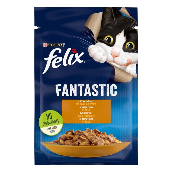 Felix Fantastic Pouches 26 x 85 g - Huhn