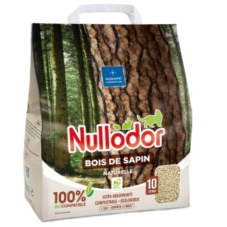 Nullodor Katzenstreu Bois De Sapin - 10 l
