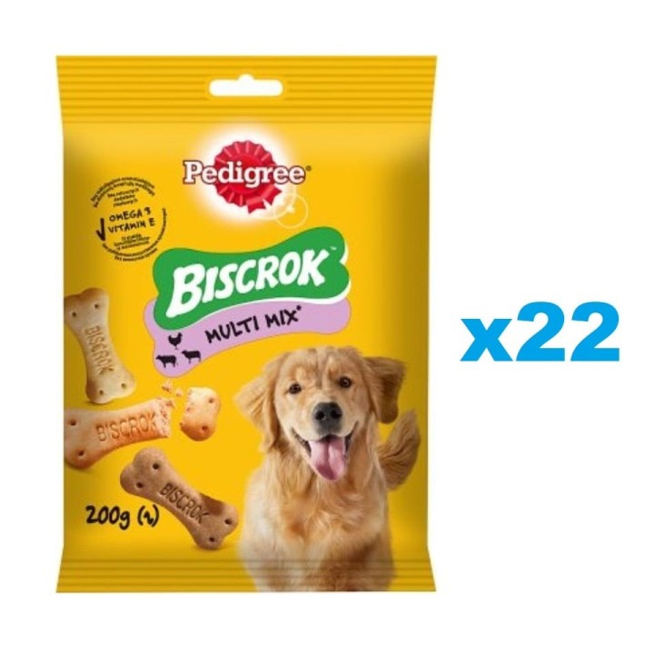 PEDIGREE Multi biscrok Hundesnacks 22x200 g