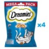 DREAMIES Mega Pack 4x180g- Leckere Katzenleckerlis mit Lachsgeschmack