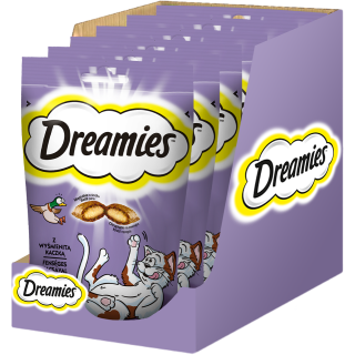 DREAMIES 6x60 g : Leckerlis mit köstlicher Ente für Ihre Katze