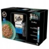 SHEBA Selection Fisch Geschmacks in Soße 48x85g Nassfutter mit Lachs und schwarzem Kabeljau, Weißfisch, Meeresfisch, Kabeljau