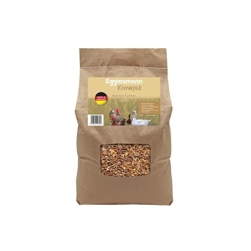 Eggersmann Körnerpick - Körnerfutter Basic 5 kg Ergänzungsfuttermittel für Geflügel