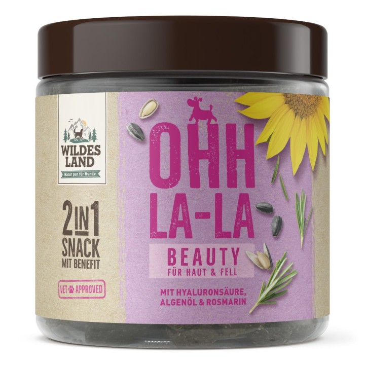 Wildes Land | Beauty - Für Haut & Fell | 2in1 Snack mit Benefit | 300 g