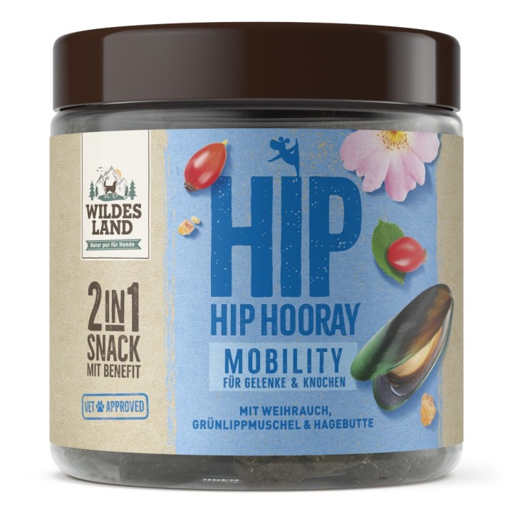 Wildes Land | Mobility - Für Gelenke & Knochen | 2in1 Snack mit Benefit | 300 g