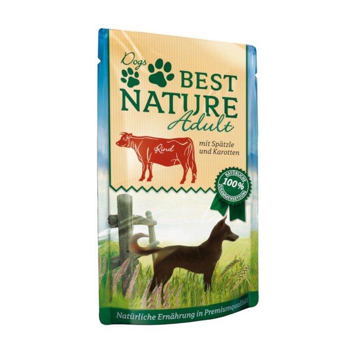 Best Nature Adult Dog 12 x 150 g - Rind & Spätzle