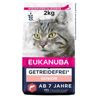 Eukanuba Senior Grain Free Reich an Lachs - 2 kg