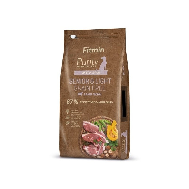 FITMIN Dog Purity rice senior &amp, light venison &amp, lamb 12 kg