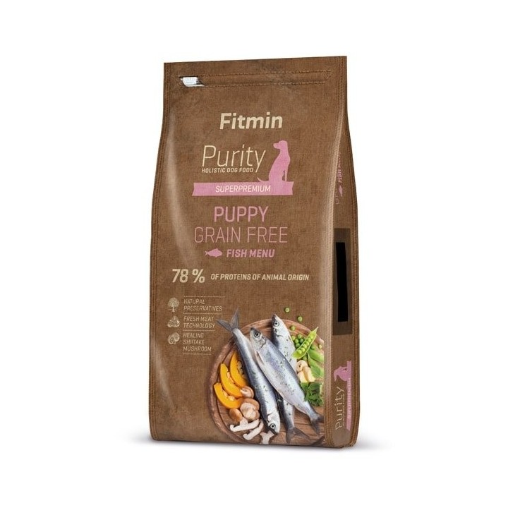 FITMIN Dog Purity Grain free puppy fish 12 kg