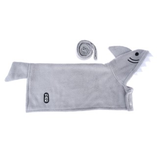 TIAKI Hundebademantel Hai - ca. 40 cm Rückenlänge