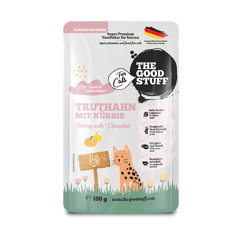 Truthahn mit Kürbis - Pouch