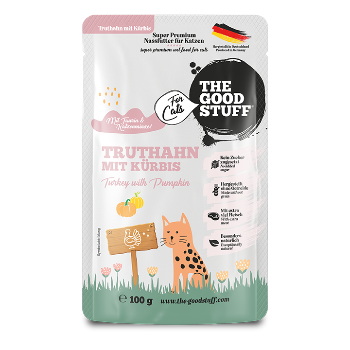 Truthahn mit Kürbis - Pouch