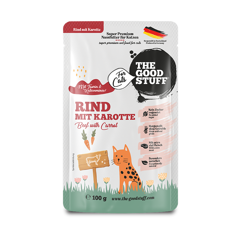 Rind mit Karotte - Pouch