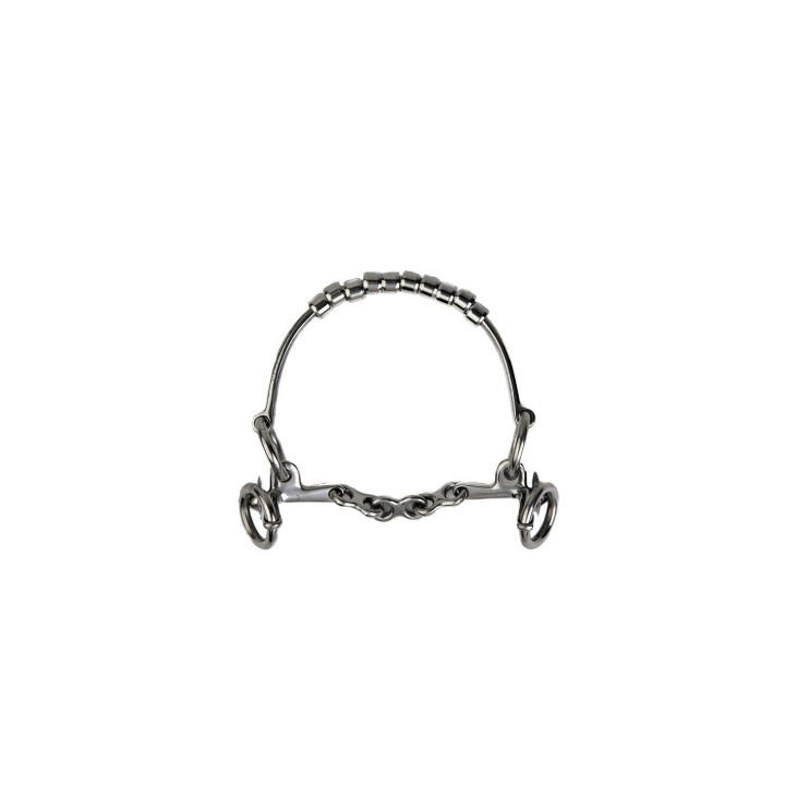 Gebiss 2 Ringe für Pferde Entspannung Metalab Magic System