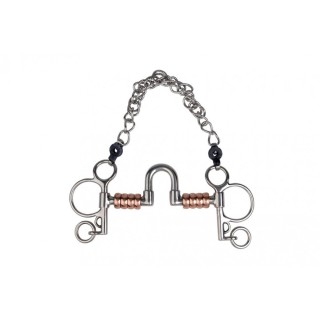 Pelham für Pferd Kupfer Metalab