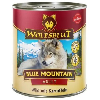 WOLFSBLUT Hundenassfutter Blue Mountain Wild & Kartoffel - 800 g