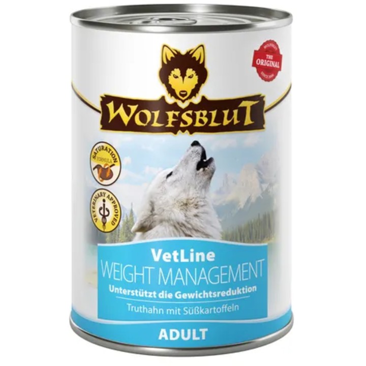 WOLFSBLUT Hundenassfutter VetLine Weight Management - 395 g